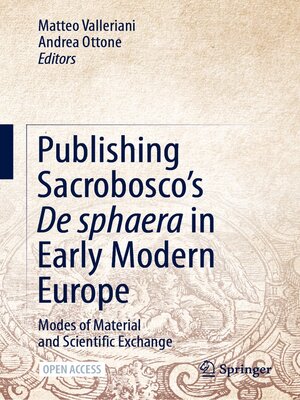 cover image of Publishing Sacrobosco's De sphaera in Early Modern Europe